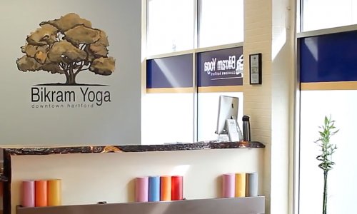 Bikram Yoga – Logo Mural